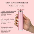 Silkysole | Elektrisk Fotfil Mot Förhårdnader
